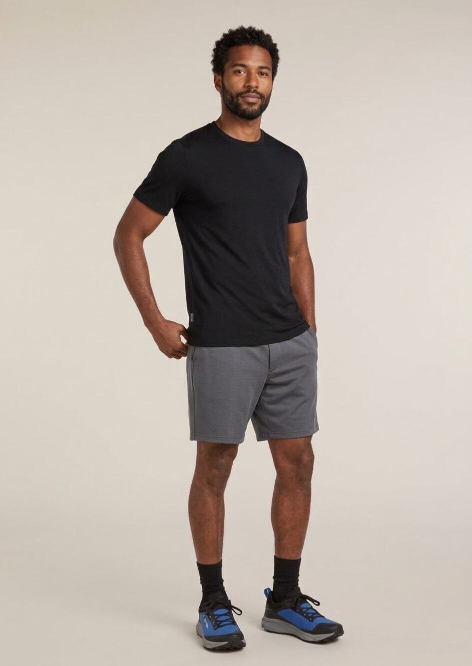 Icebreaker Cool-Lite Merino Wool Blend T-shirt Black XL